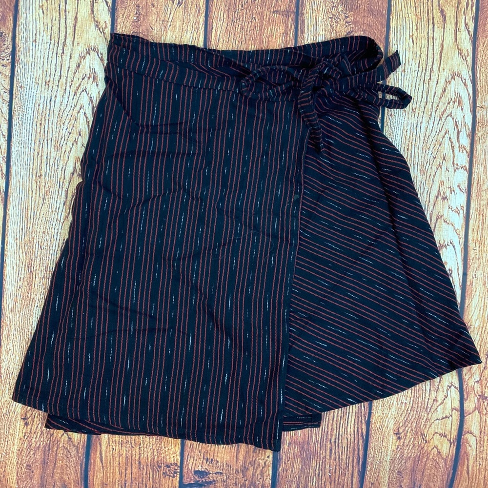 Guatemala Black Wrap Skirt